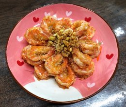 金蒜基围虾的做法