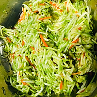 西葫芦+肉馅包子的做法图解3