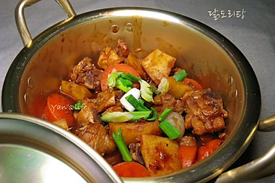 韩式炒辣鸡汤
