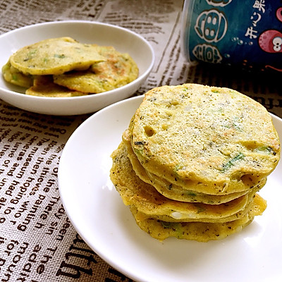 宝宝辅食——豆浆渣海苔饼