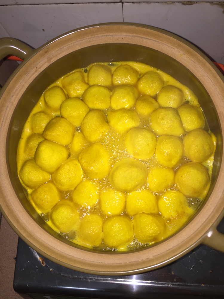Fish and egg curry