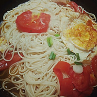番茄鸡蛋面——好吃又营养。的做法图解5
