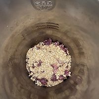 紫薯燕麦牛奶的做法图解1