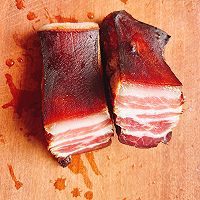 儿菜煮腊肉的做法图解1