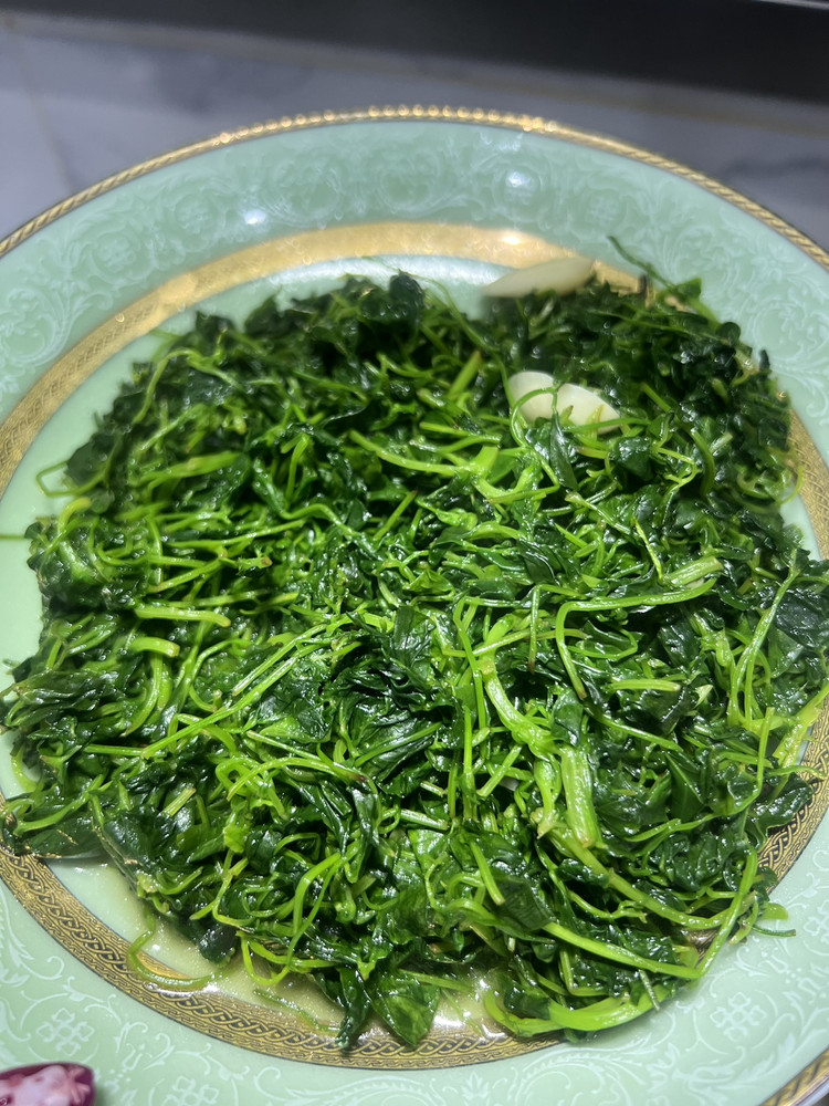 清炒草头的做法