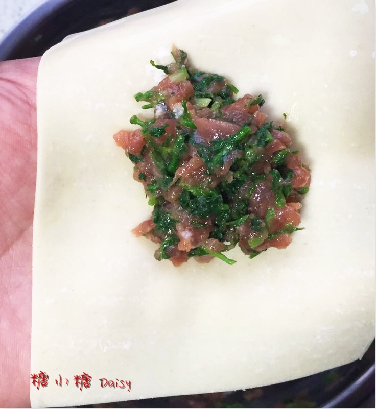 荠菜鲜肉大馄饨的做法图解8