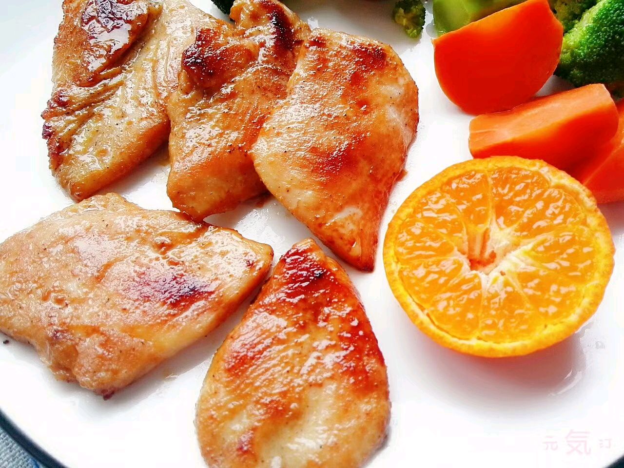 Pan fried chicken breast