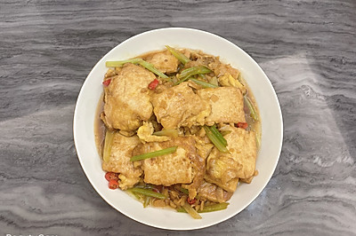 鸡蛋煎豆腐