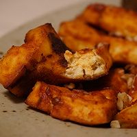 【美味减脂餐】无油亚洲风味豆腐佐香脆黑面包的做法图解6