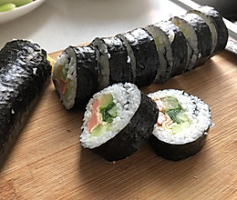轻食主义 紫菜包饭 素寿司的做法