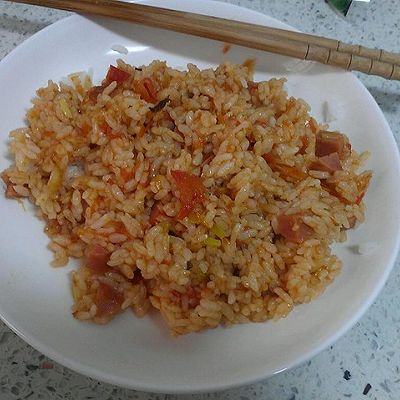 茄汁炒饭