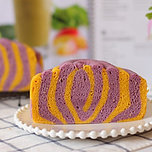 南瓜紫薯双色发糕