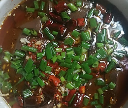 家常水煮猪血的做法
