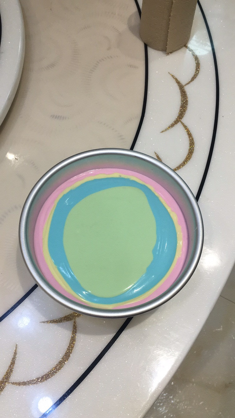 彩虹慕斯的做法