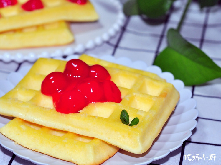烤箱版无泡打粉华夫饼的做法