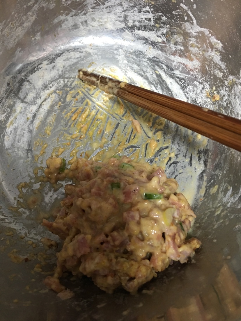 自制火鸡肉饼的做法图解2