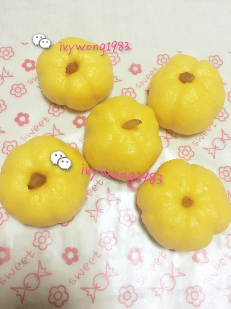 卖萌的「南瓜奶黄包」的做法图解8