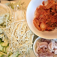 泡菜汤的做法图解1