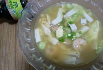 丝瓜虾仁豆腐汤的做法
