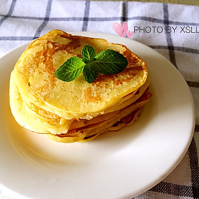 香蕉牛奶松饼