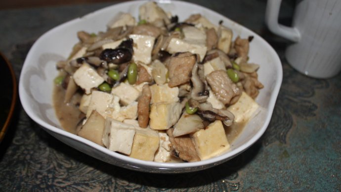 菌菇烧豆腐