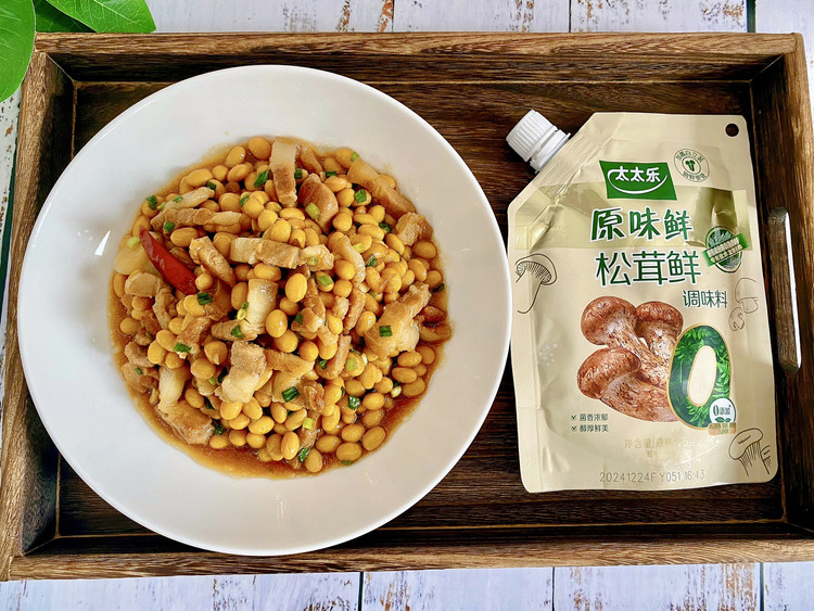 黄豆烧肉的做法