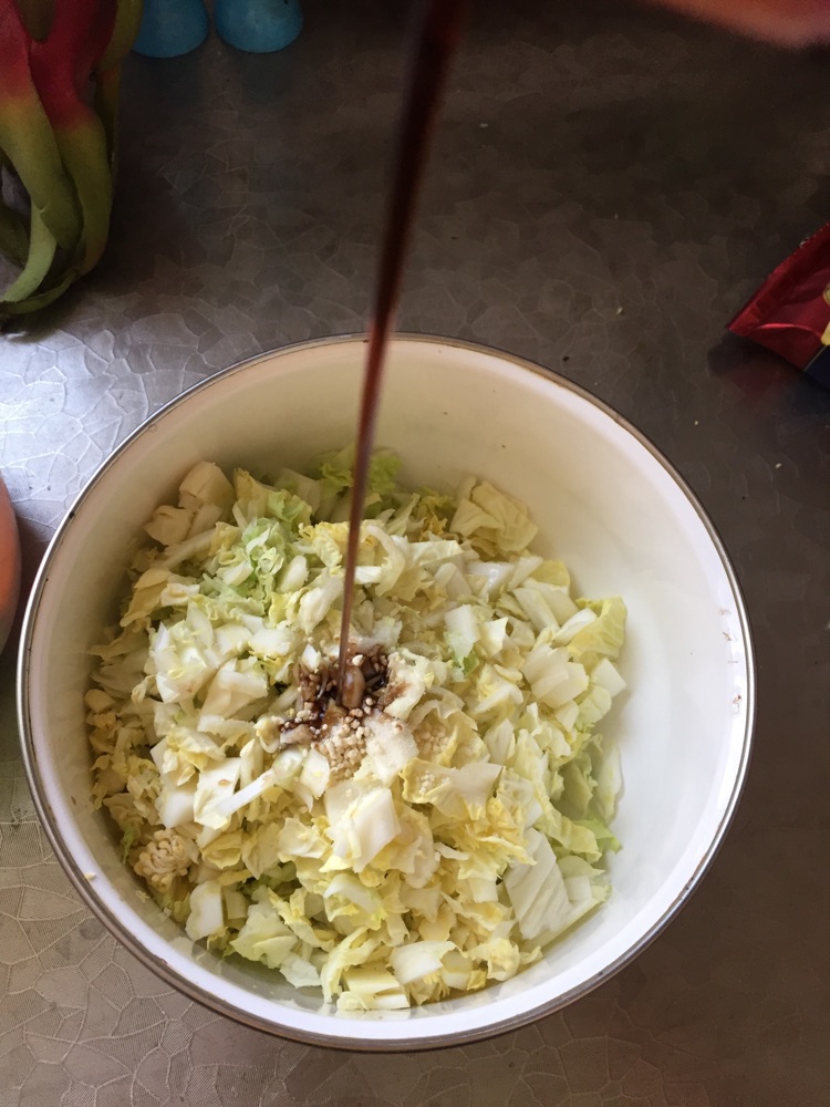 凉调辣白菜的做法图解4