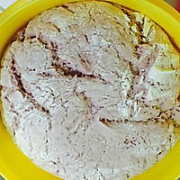 紫薯燕麦奶香花卷的做法图解3