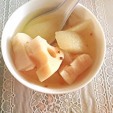 香甜桂花梨藕汤