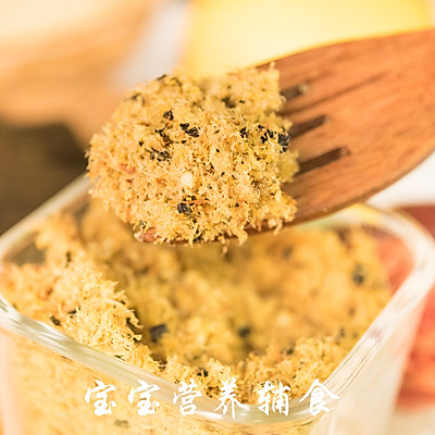 胡萝卜海苔肉松拌饭料