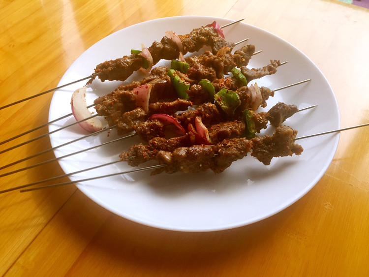 在家撸串之自制烤箱版羊肉串的做法