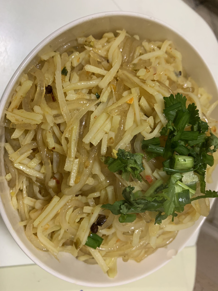 绝味之粉条凉拌土豆丝的做法