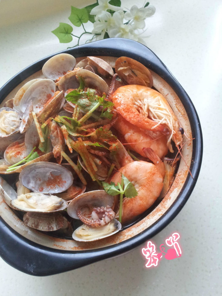 海鲜砂锅的做法
