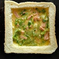 宝宝早餐食谱：改良版三明治，图片不太美的做法图解4