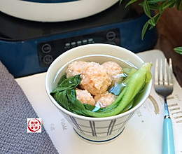 青菜虾丸汤的做法