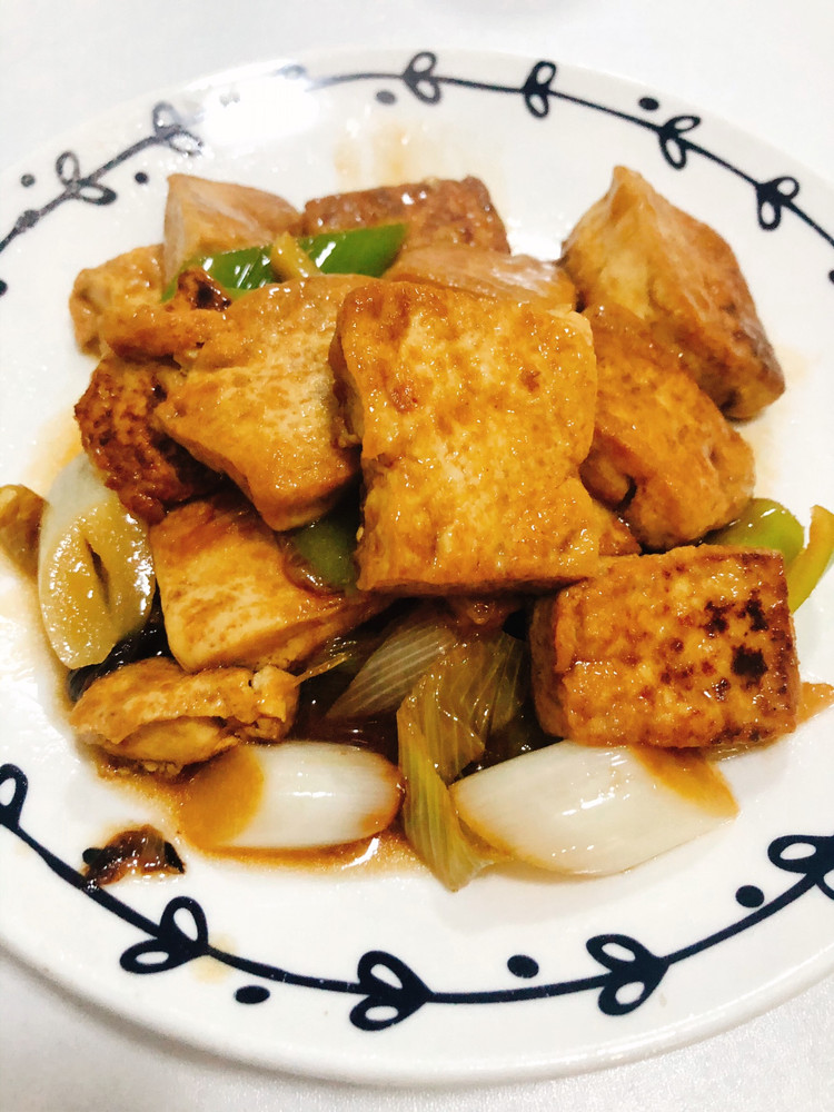 葱烧豆腐的做法