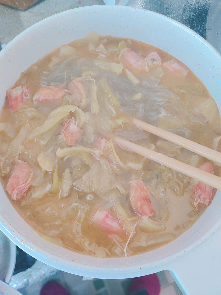 酸菜粉丝的做法