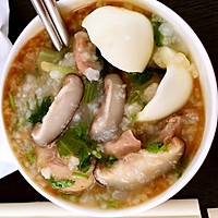 养生之香菇鸡肉蔬菜粥（潮汕粥）的做法图解8