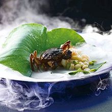 分子料理之液氮江南醉蟹