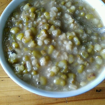 燕麦绿豆粥
