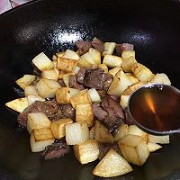  回锅牛肉炖土豆的做法图解9