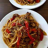 黑椒牛柳意面的做法图解1