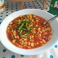 减肥餐  玉米番茄汤的做法图解6