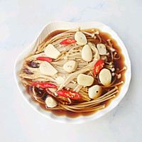 #珍选捞汁 健康轻食季#捞汁金针菇的做法图解8