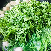 家常菜「羊肉鱼丸茼蒿汤」的做法图解3