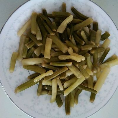 清口小菜咸味腌蒜薹