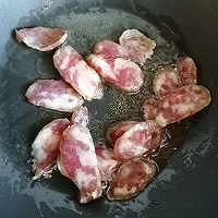 四色蔬菜炒腊肠的做法图解7