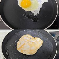#有球必IN 圣诞鲜吃#鸡排奶酪汉堡的做法图解3