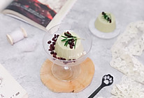 蜜豆抹茶酸奶布丁#“莓”好春光日志#的做法