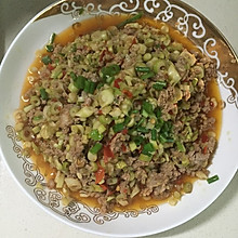 小笋子炒肉沫